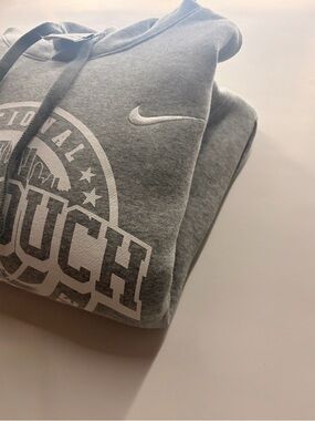 Nike Hoodie Jim Couch NYC Training Showcase Gray Pullover Sweatshirt Size S